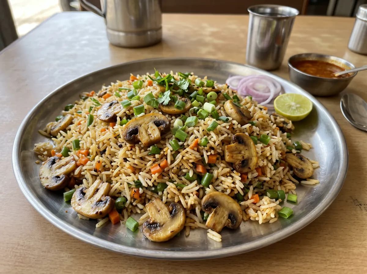 Mushroom Fried Rice